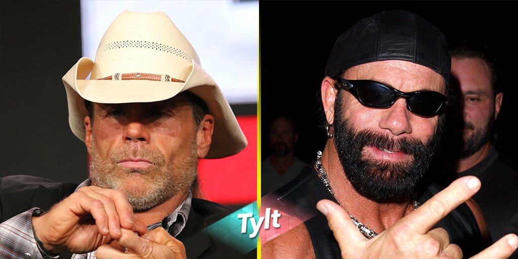 TheTylt's tweet photo. .@ShawnMichaels and "Macho Man" Randy Savage are two of the best characters in @WWE lore, but who is the greatest wrestler ever? Tweet #TeamHBK or #TeamRandySavage to vote or click here 👉 https://t.co/b1mBqS3jyF https://t.co/ObeaOtG1em