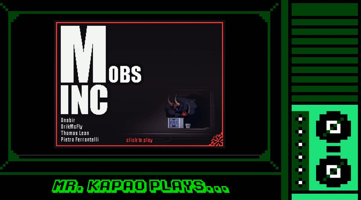 mrkapao's tweet photo. Taking a look at the #action #arcade #indiegame '#MobsInc.'! Don't piss off the CEO!!! As always please LIKE, SUBSCRIBE, and thanks for watching.
Watch at...
https://t.co/Xagk1iVD2C
#mrkapao #indiegames #independentgames #supporttheindies #videogames #gamers #twitch #youtube https://t.co/wQwFOPQfD2