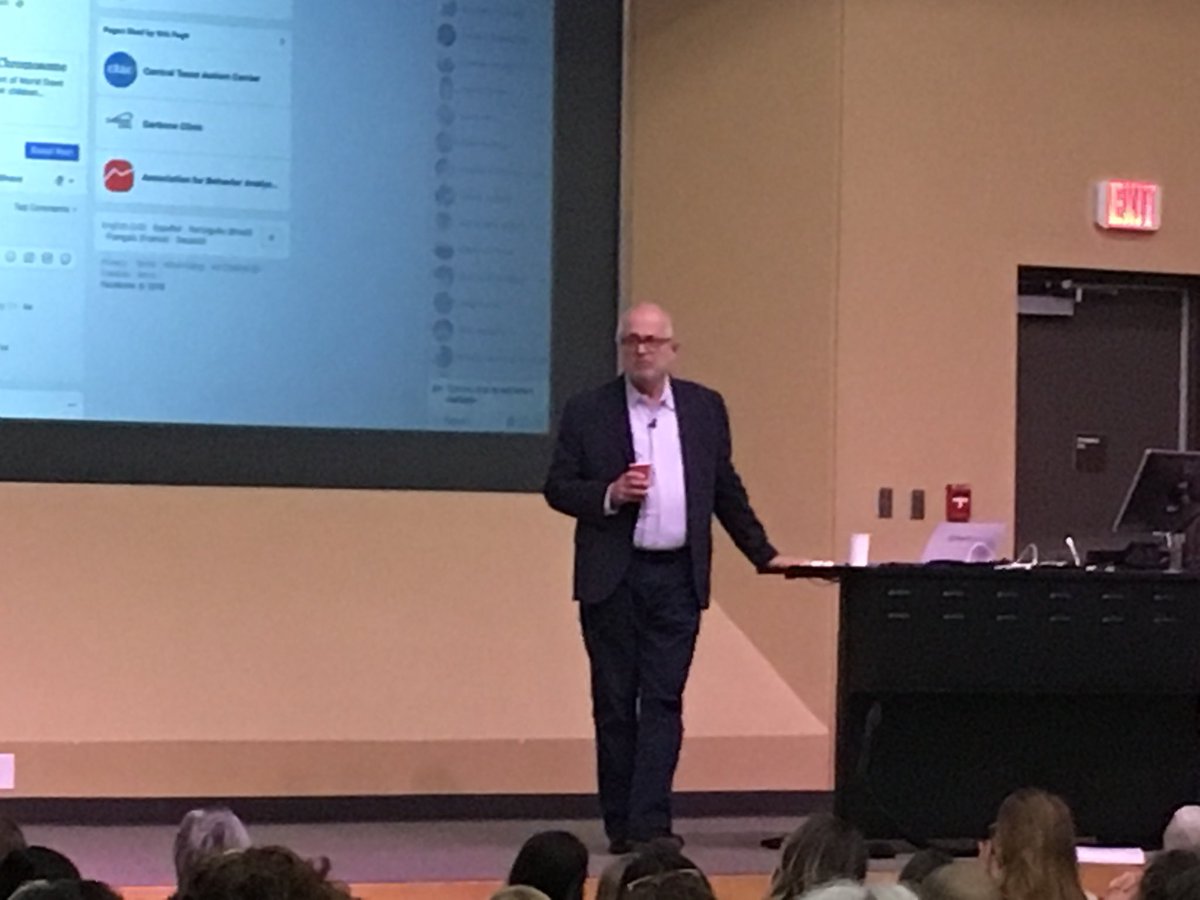 BcbaAndrea's tweet image. Great talks at first ever Verbal Behavior Conference. My first time seeing Pat McGreevy speak. #verbalbehavior