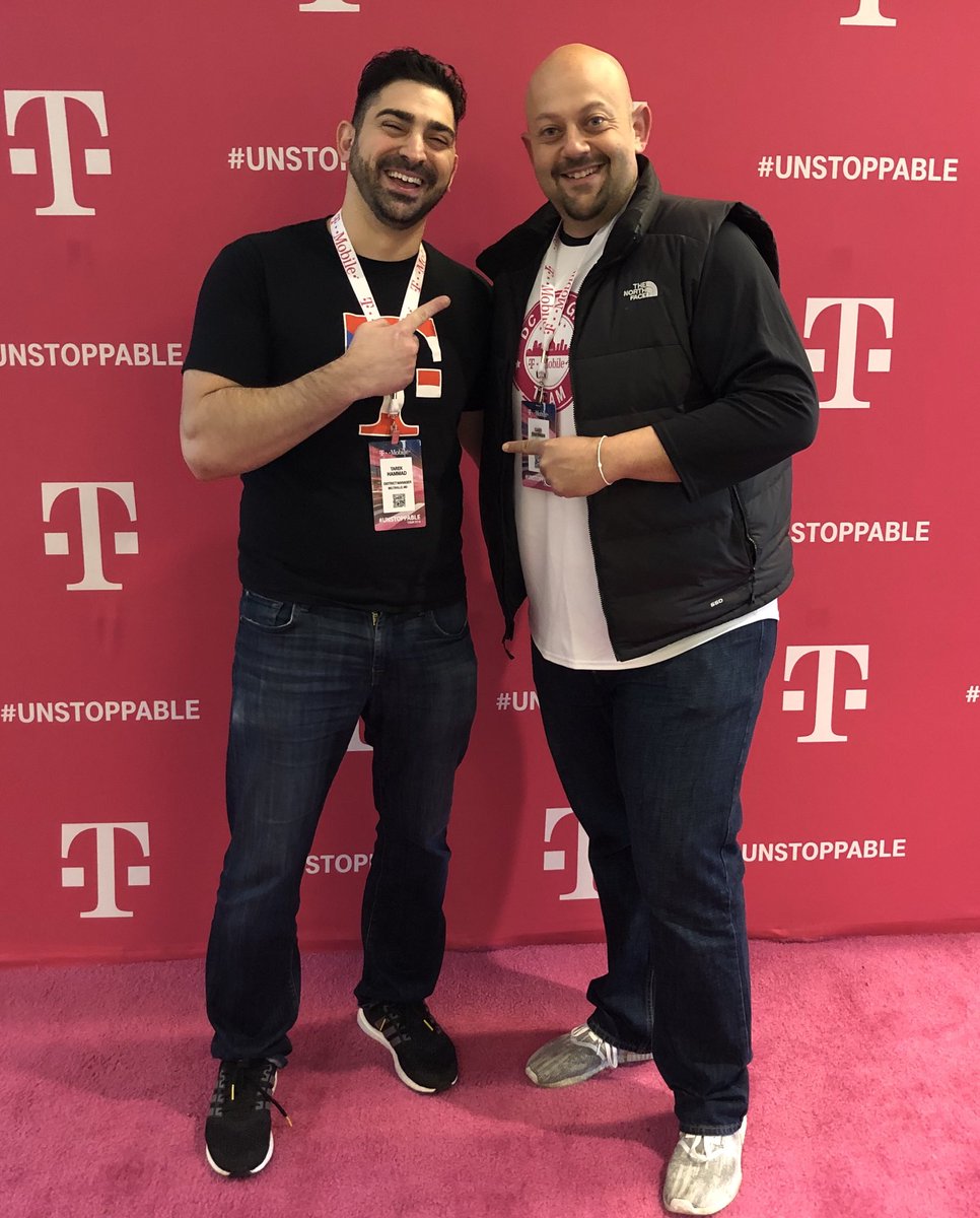 Tarek_Hammad's tweet photo. #tmobile not only gave us amazing jobs to help us feed our families and take care of customers in a way no one has in our industry but it gave me a brother and a friend for life #customerobsessed #lovewhatIdo @GaroSimonian #Unstoppabletour @tglover187 @jeafig @thayesnet https://t.co/FcgXYLO4Hr