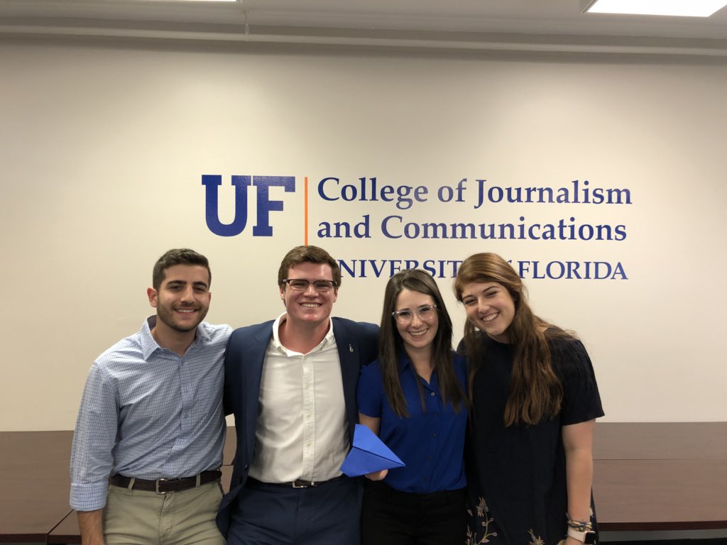 FOXSportsU's tweet photo. Congrats to the @UFJSchool advertising students who presented their innovative campaign ideas to FOX Sports and Ticket to Dream today! 👏👏👏 https://t.co/wcy8Eg989Q