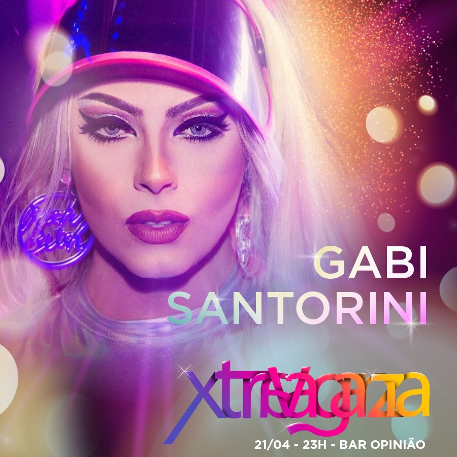 Performances incríveis? Teremos muitas!

Além da Latrice, teremos várias drags locais tornando a nossa noite ainda mais especial. E uma delas é a linda Gabi King-Vika Santorini, que vai deixar todo mundo de queixo caído com uma performance ba-fô-ni-ca!
