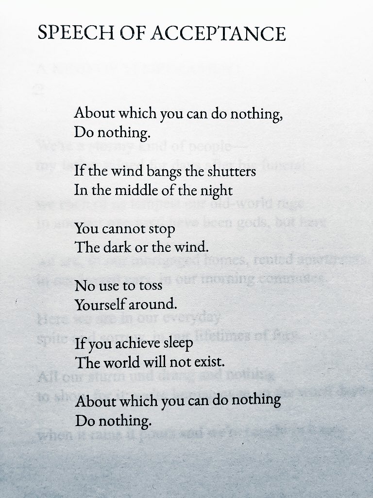TheIdiotsIChing's tweet photo. No use to toss
Yourself around.
Happy Birthday RICHARD EBERHART🎂! (b. 5 April 1904) Aries 🌞 Sagittarius 🌓 Cancer 🔥
#ARIESpoem: “About which you can do nothing, do nothing.”
#astropoems https://t.co/mlUIgpoI3Q