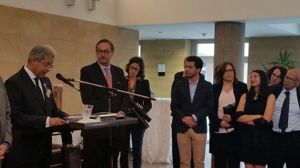 PNUDMaroc's tweet image. Félicitation au SG du #MRAFP @AhmedLaam décerné la Croix d&apos;officier de l&apos;ordre du mérite civile par le Royaume d&apos;Espagne #Partnerships4Development