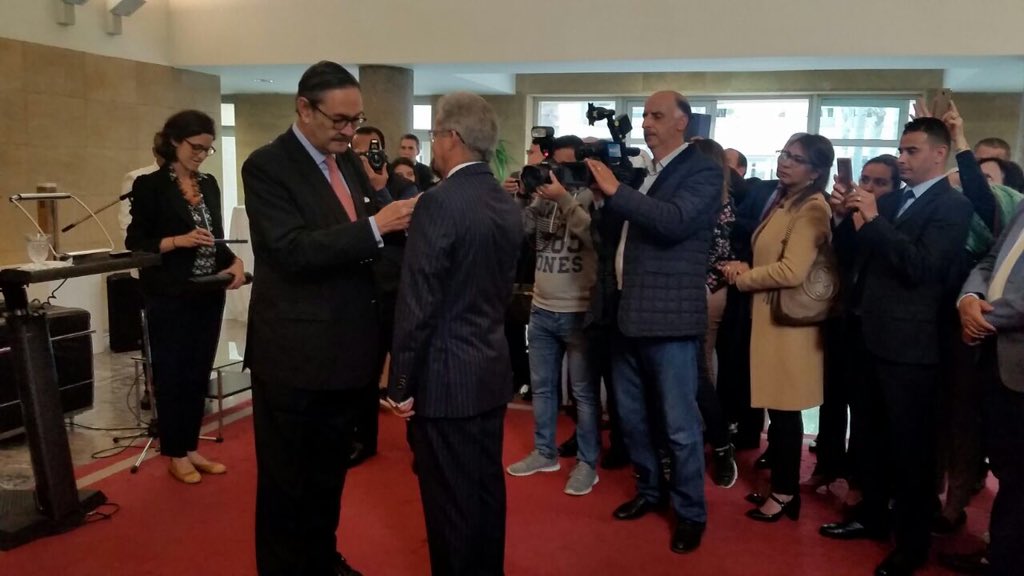 PNUDMaroc's tweet image. Félicitation au SG du #MRAFP @AhmedLaam décerné la Croix d&apos;officier de l&apos;ordre du mérite civile par le Royaume d&apos;Espagne #Partnerships4Development