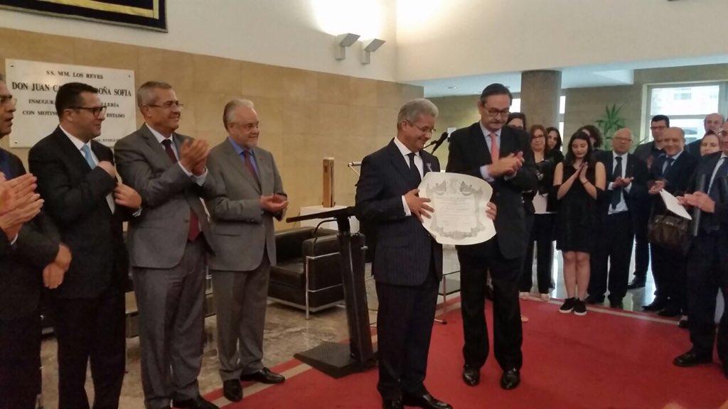 PNUDMaroc's tweet image. Félicitation au SG du #MRAFP @AhmedLaam décerné la Croix d&apos;officier de l&apos;ordre du mérite civile par le Royaume d&apos;Espagne #Partnerships4Development