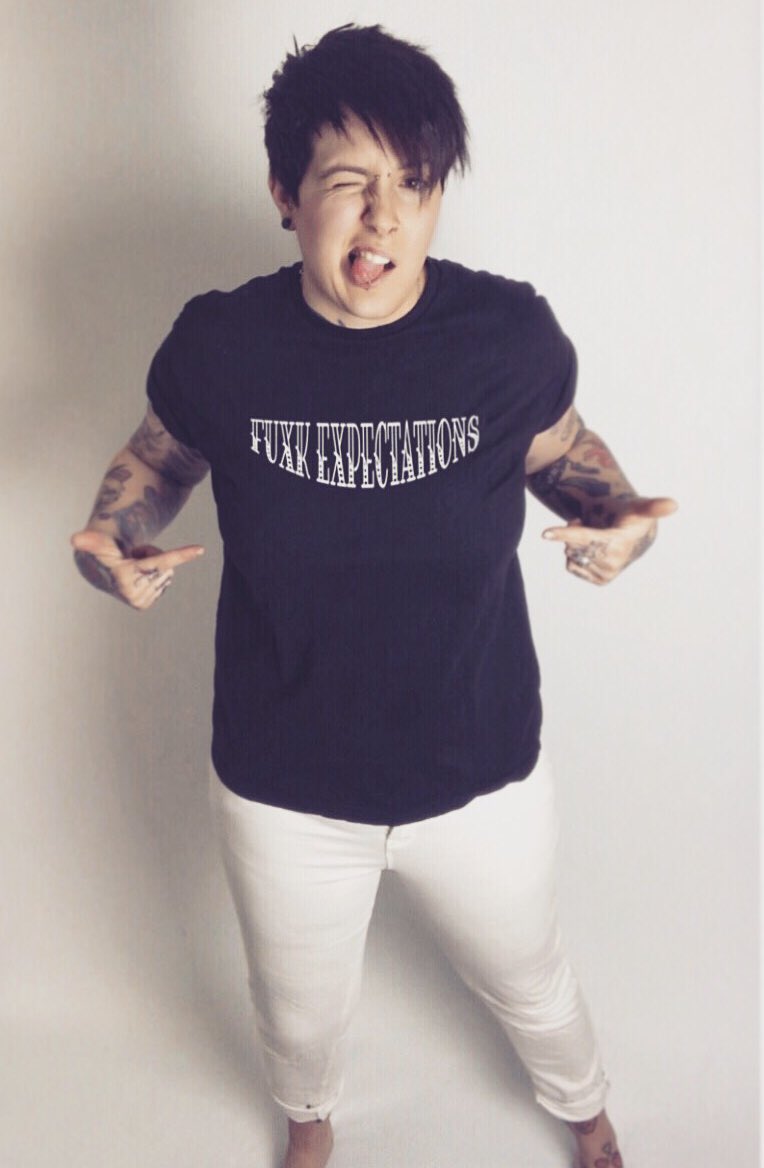 TheRealRiley0's tweet photo. Fuxk Expectations 
This tshirt is available on the website https://t.co/ZPPNOvsMbV #NewProfilePic #lgbt #FashionWeek https://t.co/4iETFI54vk