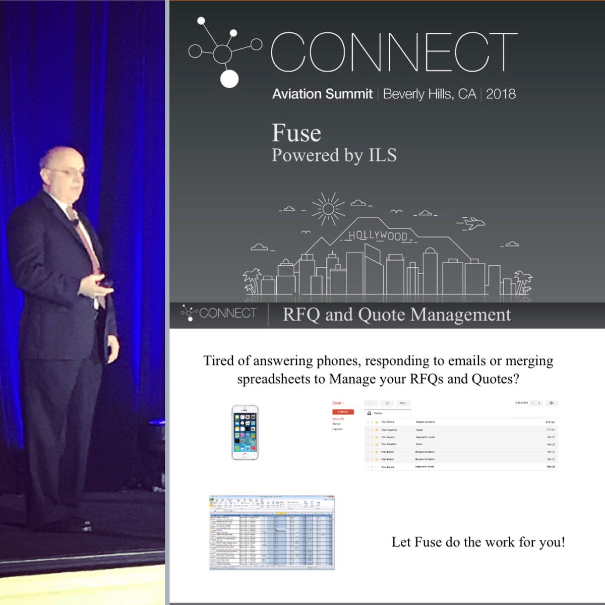 ILSmart's tweet photo. Announcing #Fuse A game-changing, time-saving #Procurement portal! #DontFuseYouLose #CONNECTsummit2018 https://t.co/vTckLrkX5A