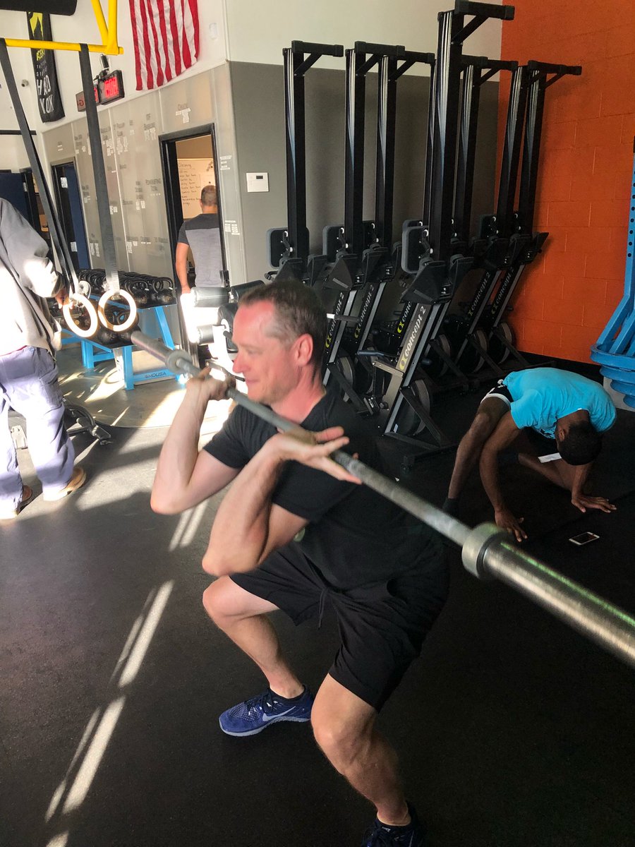 jdgreear's tweet photo. First official @cfunitedrdu workout today. @zimmdizzle1007 has already improved from bamboo stick to pvc pipe to bar. https://t.co/FxqliJmiX3