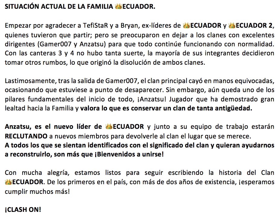 Muchas cosas suceden con el pasar del tiempo, y es aceptable que los jugadores opten por diferentes caminos… Pero eso no nos detendrá. 🔝 #ClashRoyale