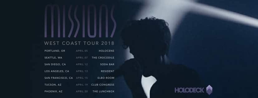 Tonight at <a href="/holocene/">holocene</a> ! Missions (TX/ Holodeck Records) hits PDX - we join him along with Dan Dan &amp; DJ Ian Hicks!