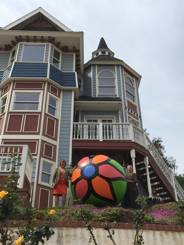 Rivartalliance's tweet photo. A giant sphere visited Art Float sponsors Connie &amp; Charlotte with the Ransom-McKenzie Team at their @ 3775 Mount Rubidoux Drive. We appreciate all the support of our sponsors. Interested in sponsoring an #artfloatsphere? https://t.co/MgRB8QnOoc #artfloatriverside #IEart #socalart https://t.co/AWiN6gNSw8
