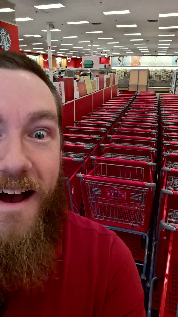 Sleepy/cranky LOG unloading cart trailer at 6 AM then happy LOG when guests start complimenting the new carts!