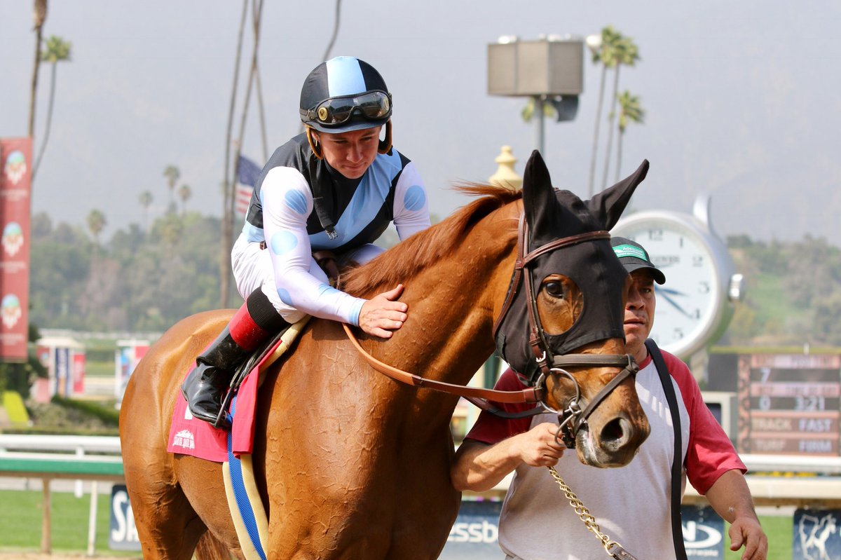SAPublicity's tweet photo. Speakers and @DraydenV take the 7th race of the day @santaanitapark for owners @EclipseTBP paying $17.60. (Order - #1/2/8/6/4) https://t.co/LS9EqvKq3o