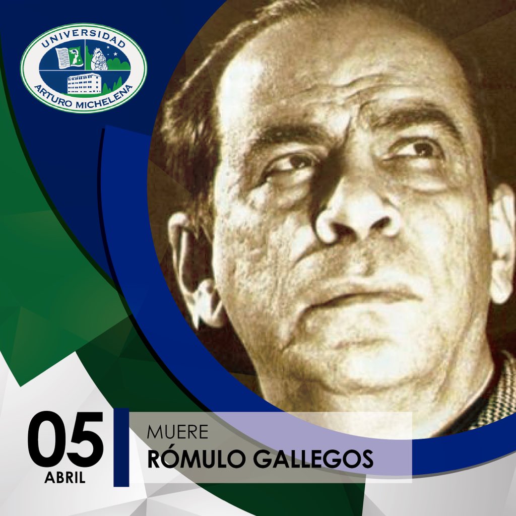 uam_ve's tweet photo. #UnDiaComoHoy Pero en 1969 muere en Caracas, Rómulo Gallegos novelista y político venezolano. Presidente de Venezuela en 1948 y creador de grandes éxitos como Doña Barbara. #UAM https://t.co/ZkUjwttMoW