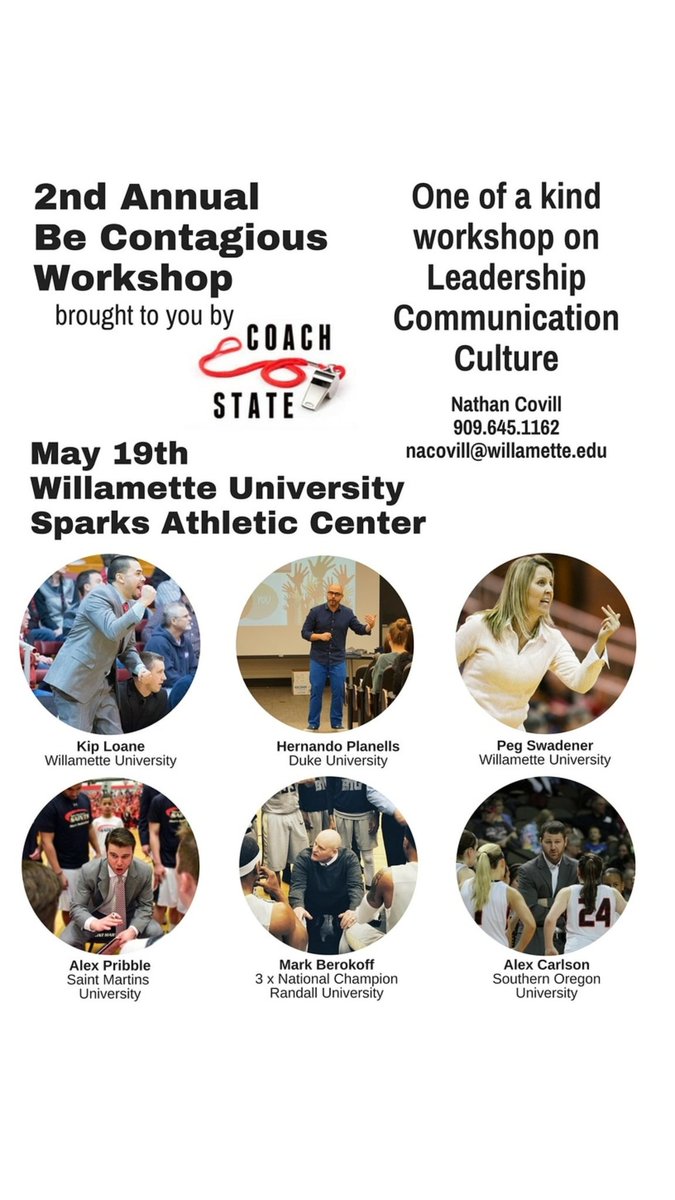 CovillNathan's tweet photo. 2nd Annual Coach State ABC Workshop is back with 6 dynamic speakers May 19th. #leadership #Communication #culturebuilding register at https://t.co/pFPahXRlaw or contact me with questions. https://t.co/2M9Su4I2qu