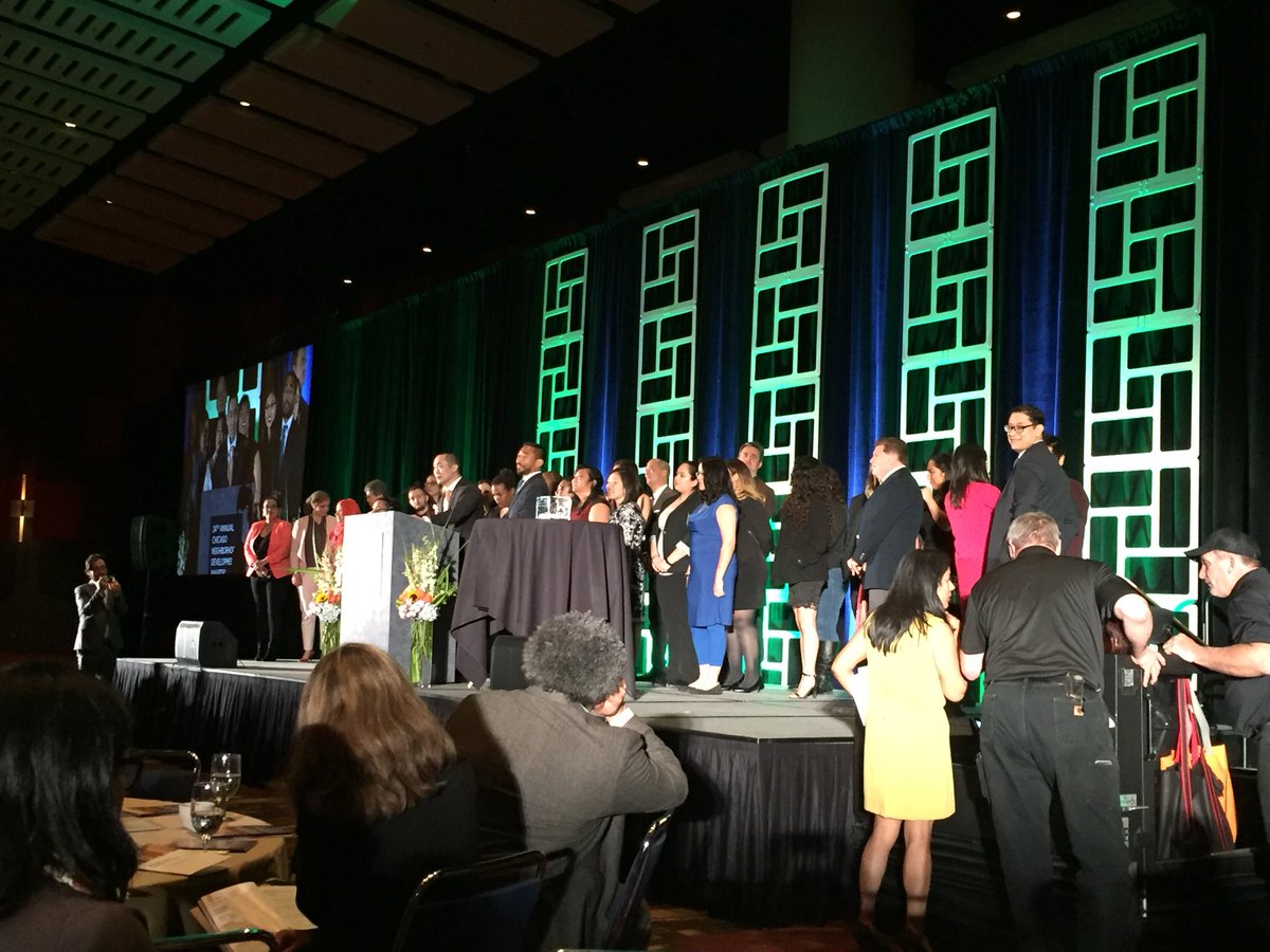 Strength in numbers! @WoodsFundChi #PowerOfCommunityAward goes to the #CampaignForAWelcomingIL @icirr @AAAJ_Chicago #PASO for passing the #TRUSTACT in IL #CNDA24 @LISCChicago