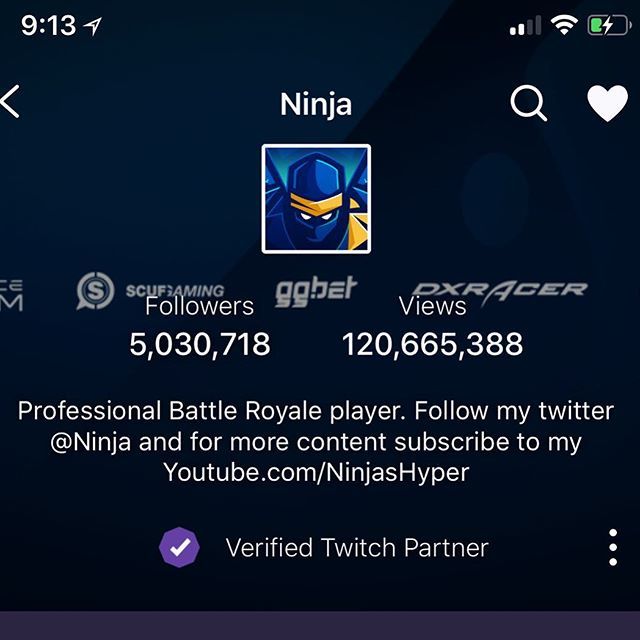 Edbo316's tweet photo. (95/365) Go follow @ninja on @twitch for the best @fortnite #gameplay! #stream #streaming #live #fortnitebattleroyale #fortnite #twitch #ninja #instagramaday (via https://t.co/OZla6Gj845) https://t.co/3Q0VVLbhgs