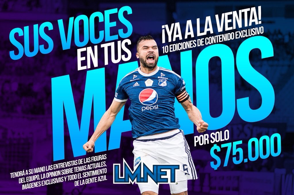 Quedan pocos días para que tengan en sus manos la primera revista impresa de <a href="/losmillonarios/">LosMillonarios.Net ( LM.Net ) ⭐️16</a>. Aquí pueden apoyarnos con su suscripción. Todas las formas de pago y envío gratuito a cualquier parte del país. losmillonarios.net.co/revista-lmnet/