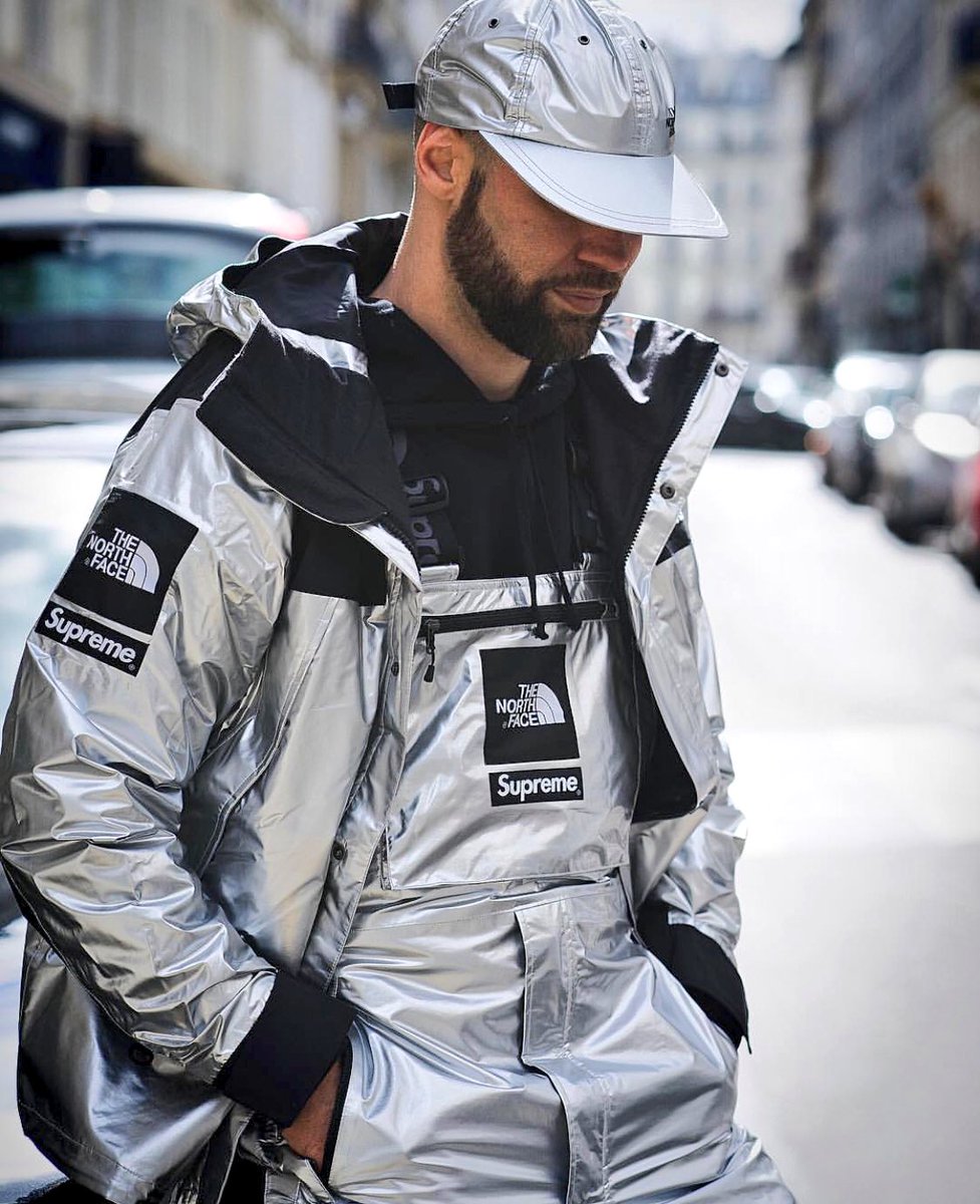 the north face metallic jacket