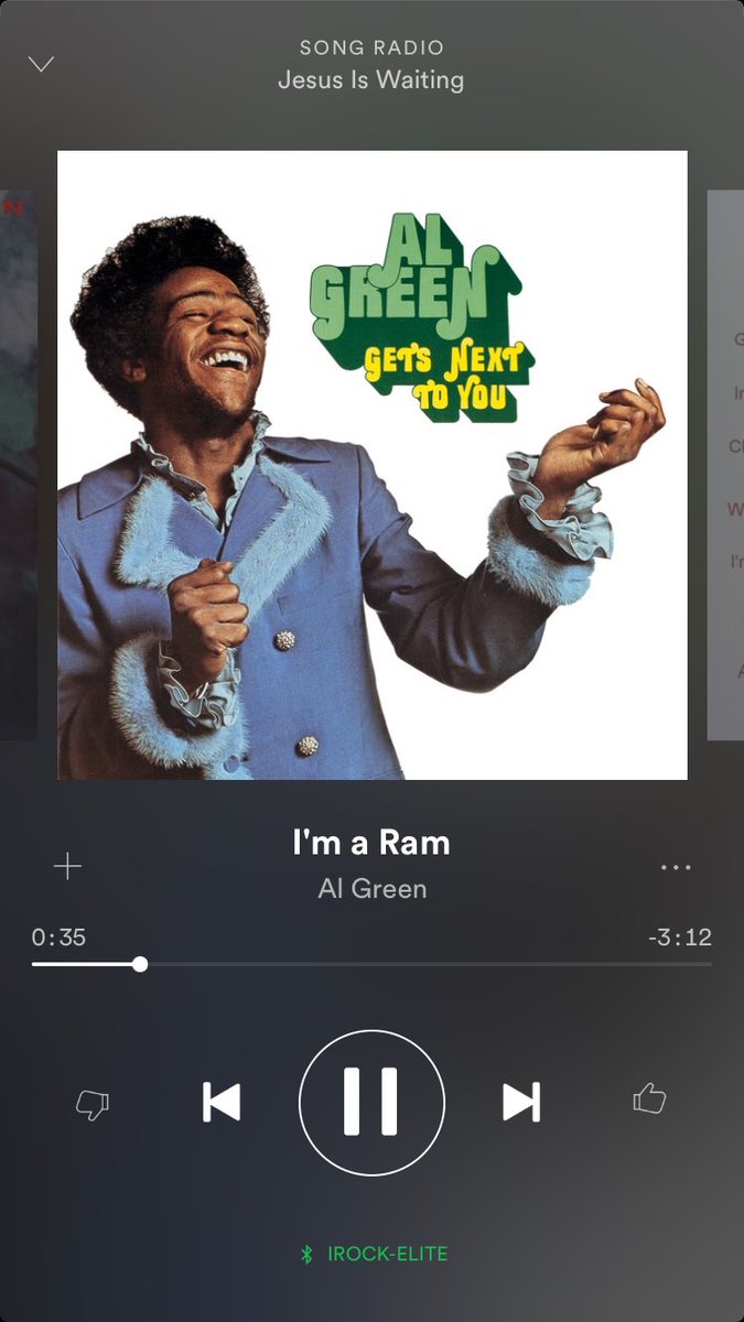 JeritRoser's tweet photo. One of my favorite #littlethings in life is when I’m thinking of a song & it cycles on next on the shuffle/radio.
#LittleThingsMatter #Blessed
#AlGreen #ImARam 🙏🏽🙏🏽🙏🏽 https://t.co/fMwYShu26T