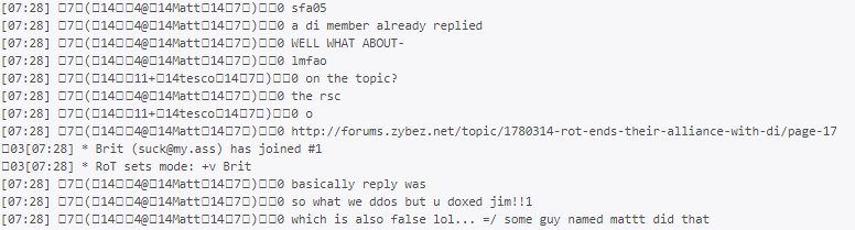 Rot_Leaks's tweet image. Excerpt 22: RoT leader Mattbrazil talks about doxing ex Divine Forces member Jim.

From: #1 - RoT private member IRC - Part 2, Line 55796
