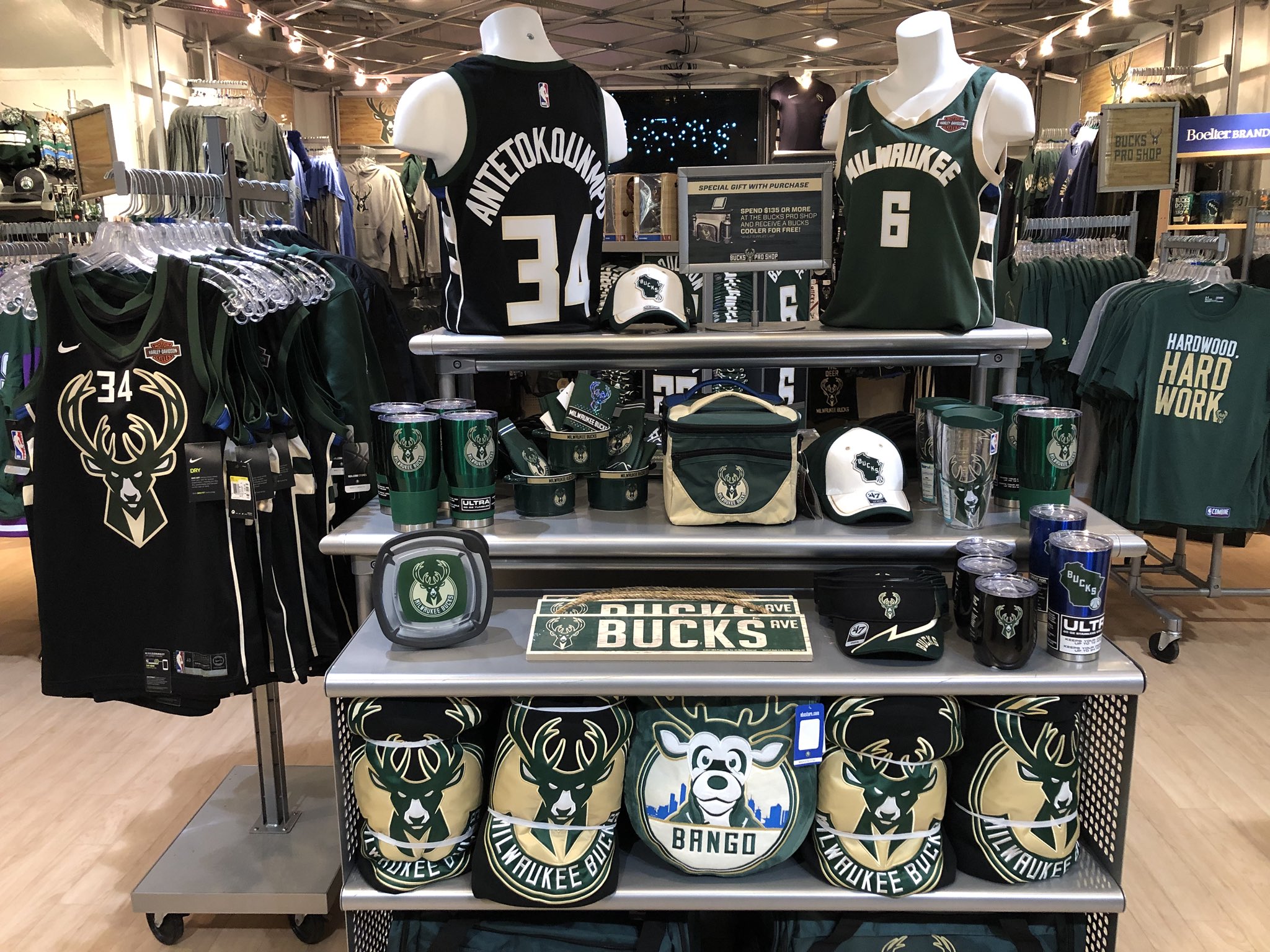 Official Milwaukee Bucks Jerseys, Hats, Apparel at Bucks Pro Shop