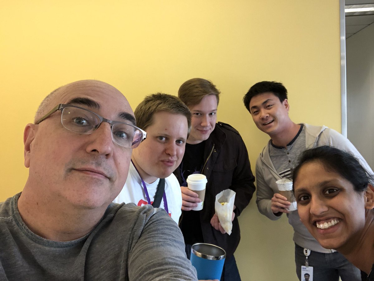 tarpinian's tweet photo. Coffee and popcorn time at #IBMSVL #ibmdragonteam https://t.co/liIbnxO7T5