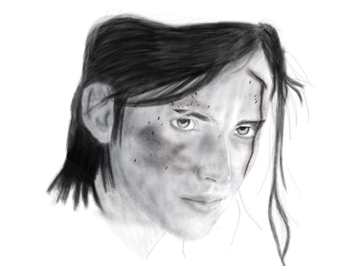 TRealReviews's tweet photo. @Neil_Druckmann thought that I should show you some illustrations that I have done of Ellie and another super secret character... https://t.co/OfIlbkBO6y