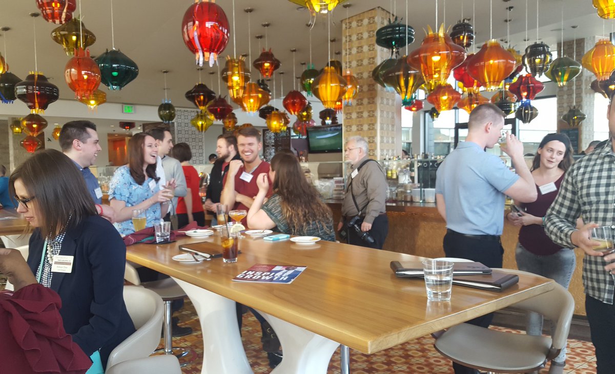 UIndyAlumni's tweet photo. We had a great time at our young alumni reception at #Plat99 tonight. TY to everyone who joined us! https://t.co/WtfH74LXKd