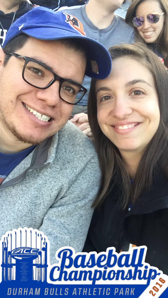 hello_im_amanda's tweet photo. Opening day tradition with @smreyna09! Let's go Bulls! #3rdyear #DurhamBulls #ChampsReturn @DurhamBulls https://t.co/OKClSUUMNG