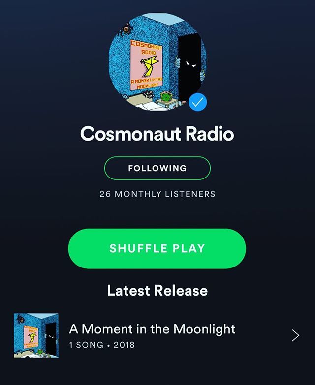 CosmonautRadio's tweet photo. #AMomentInTheMoonlight is on @spotify (#spotify)! #fofree, so give it a #listen #fam and #tellsomebody! •
•
•
#creaturesEp #weareallcreatures #brooklyn #funk #groovy #cdbaby #streaming #linkinbio https://t.co/LmxrCZ40Sh https://t.co/dQJsFROb3h