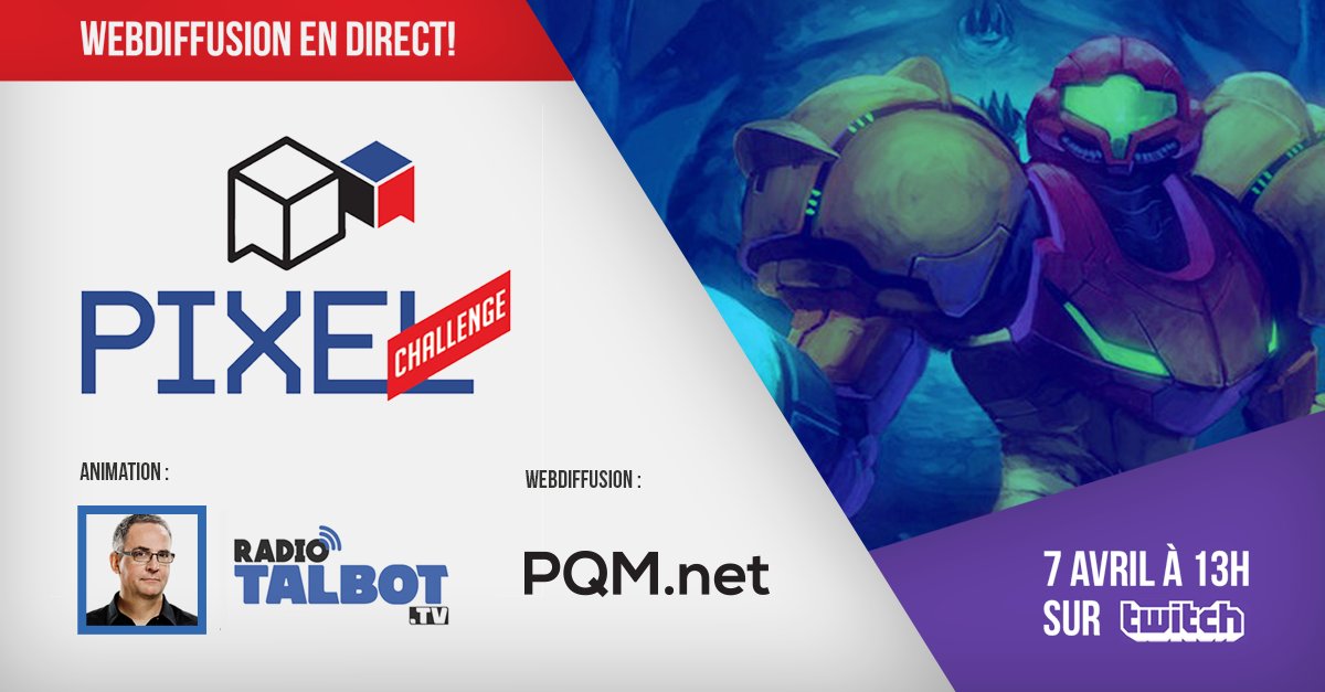 PQMnet's tweet photo. L’équipe de @PQMnet et @DenisTalbot seront présents au Pixel Challenge à #Québec le 7 avril prochain pour une #webdiffusion en #direct! #studiocast #streaming #pixelchallenge2018 #denistalbot #pqmnet @PIXELQC #Gamedev #pxc18 #gaming #esports #webcast 👉 https://t.co/f5utUz6YSP https://t.co/2I8QEvlidX