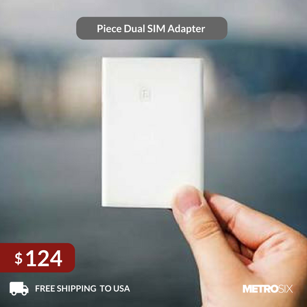 metrosix's tweet photo. Piece Dual SIM Adapter only $124. FREE Shipping to USA, UK, Australia and Hong Kong. Buy now >> https://t.co/smZEhQxpVY https://t.co/A5OBTsrCYa
