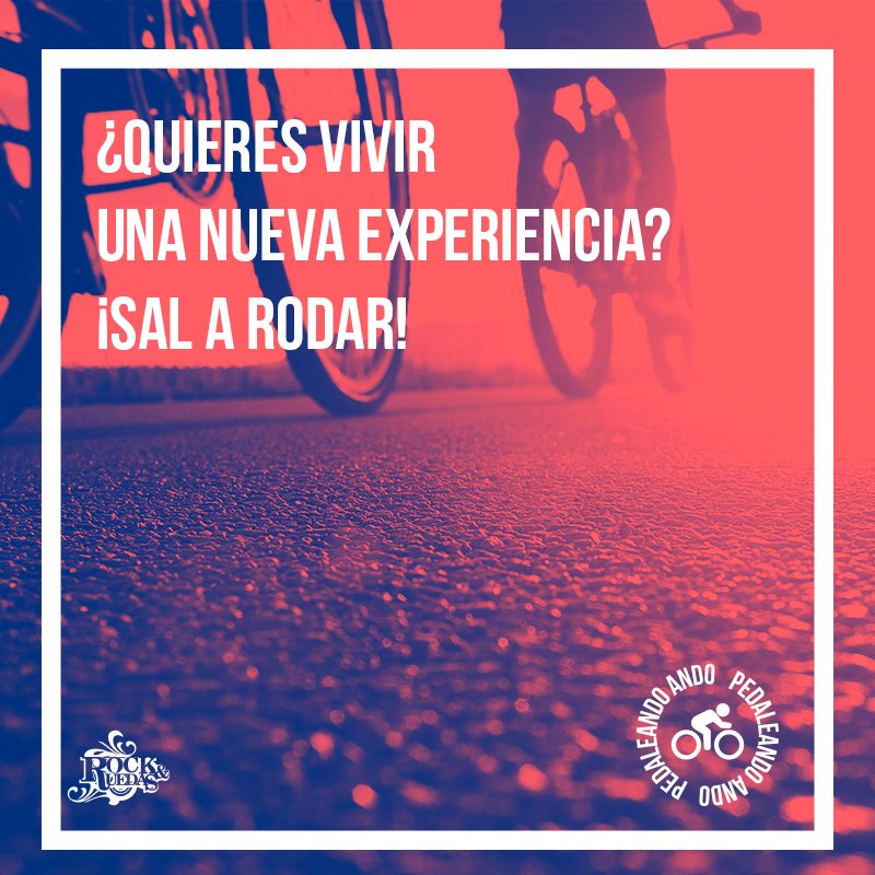 ¿Quieres vivir una nueva experiencia? ¡Sal a rodar! #PedaleandoAndo    bycit.com