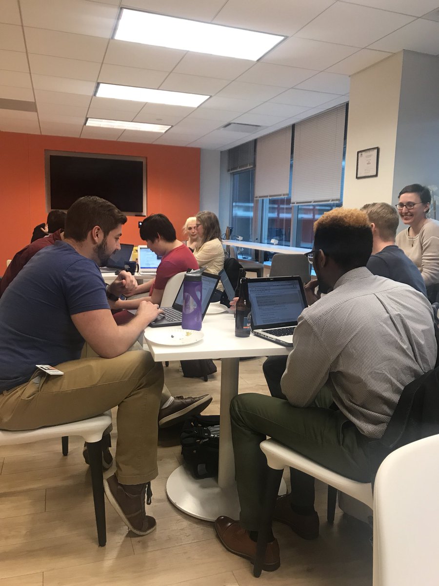 qtiphilly's tweet image. Neural Network workshop led by Tamera Lanham!   No way that’s supposed to be a 2...  #phillytech #NeuralNetwork #lgbtqtech