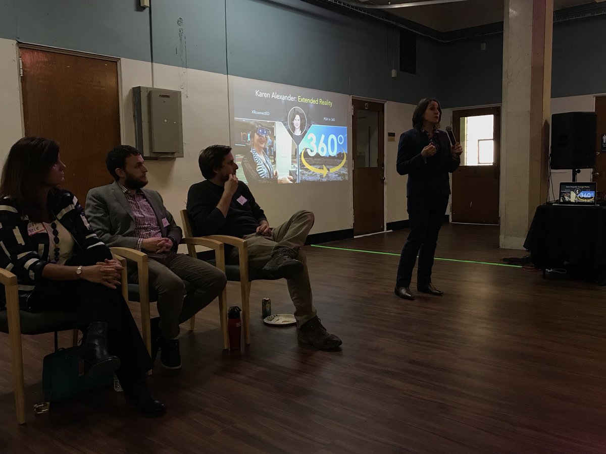 Ryan0Shea's tweet photo. We're exploring the risks &amp; opportunities of emerging tech at @CommForgePGH for #Pittsburgh's #InclusiveInnovation week! What are the ethics of #VR, #Blockchain, #AI, #Wearables, &amp; #Robotics? https://t.co/KVno7oTvgq