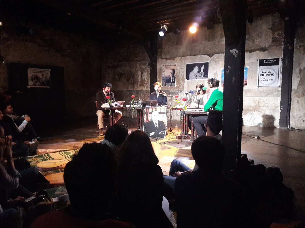 MarlaPodcast's tweet photo. De retour du live de @Culture_2000, encore merci! 
(@ErikWardo peut-être qu'un jour ce sera nous! 😊 #yolo #skyisthelimit #simitterrandaréussipourquoipasnous) https://t.co/EhbAEoCS5T