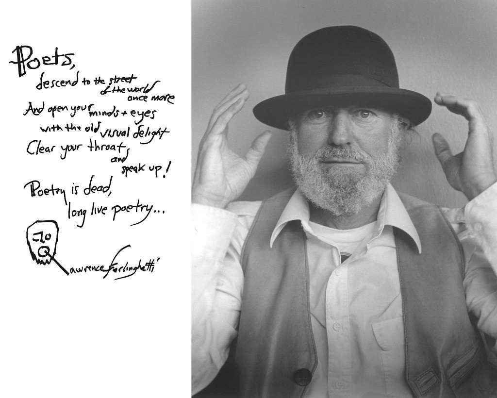 jeaniecraig_asa's tweet photo. Wonderful exhibition of poet portraits with hand-written verses by #ChristopherFelver on view @SFPublicLibrary for #PoetryMonth https://t.co/gZcHkocKfd https://t.co/d3eN0j45jQ