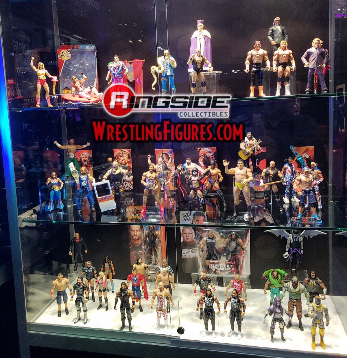 Wrestlemania Axxess Mattel Display DaDoafxV4AA4DZ_