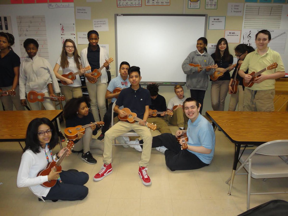 Really excited about this ukulele grant for Great Western Academy!