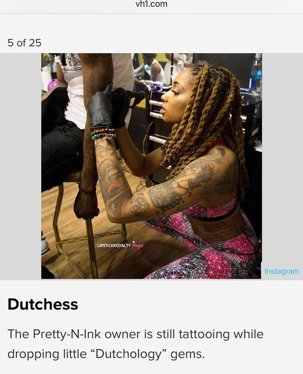 SincerelyShawn_'s tweet photo. Geeked. Another day, another feature. Though @dutchessofink stepped away from Black Ink Crew, she’s is tattooing more than ever, working diligently on expanding her brand and is getting ready to release a new EP.
Photo : @smileyface32
#Dutchessofink #lipstickroyalty #vh1 https://t.co/eEPuODqGeA