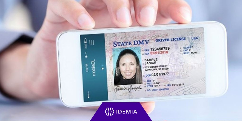 IDEMIA_IST's tweet photo. We have transformed the traditional driver’s license into a digitally secure version – the next generation of driver credentials and identity documents. #mobileDL https://t.co/tTh57K3OiL https://t.co/fqDsVfhZ4z