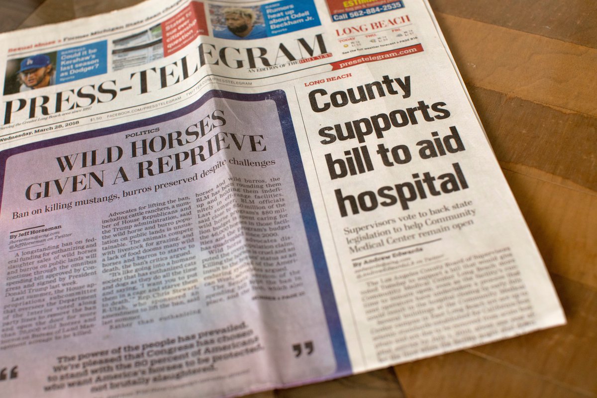 SavetheER's tweet photo. “The LA Board of Supervisors voted Tuesday to support a bill that would give Community Medical Center more time to remain open....”📬last weeks front page article in the @presstelegram https://t.co/BRCvfoOQkl