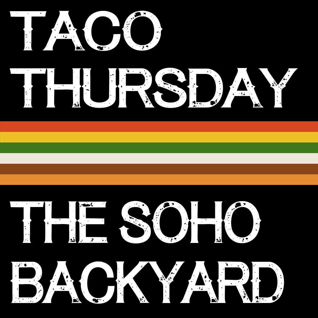 TheSohoBackyard's tweet photo. $5 Don Julio $5 Margaritas and your fav taco menu! https://t.co/r87CgNJJFL