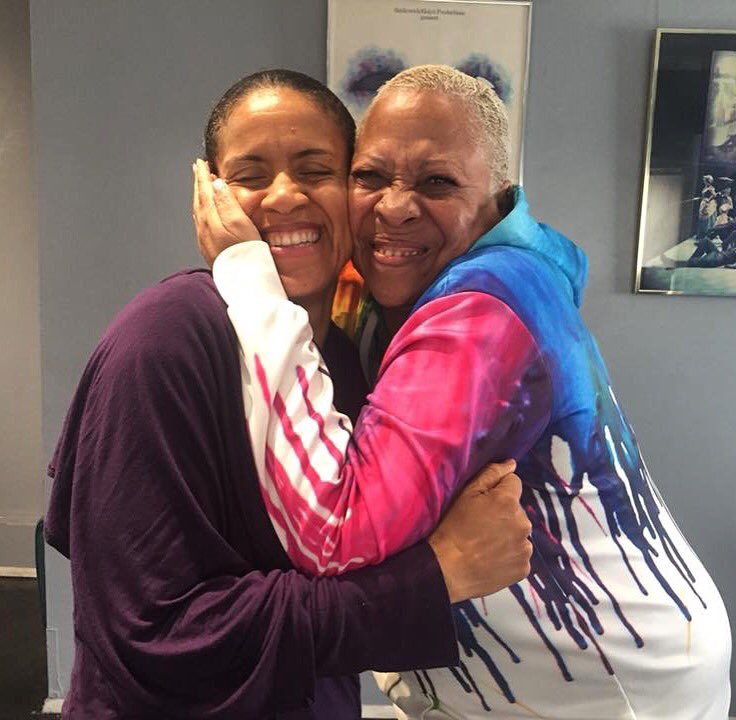 denisedowse's tweet photo. #tbt I am SO proud of you muffin! @moniquedebose is sharing her amazing story on stage & it’s been a pleasure to be apart of her artistic journey. Let’s keep the magic going!!! Happy Thursday to all! ❤️ #id2d https://t.co/SSCt6g0jQJ