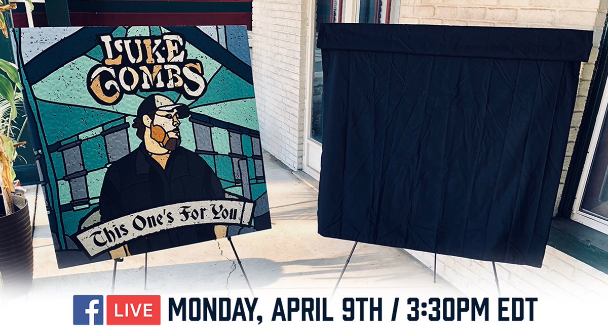 Big announcement this upcoming Monday, April 9 at 3:30 p.m. EDT on Facebook Live (<a href="/lukecombs/">Luke Combs 🎤</a> - facebook.com/lukecombs).