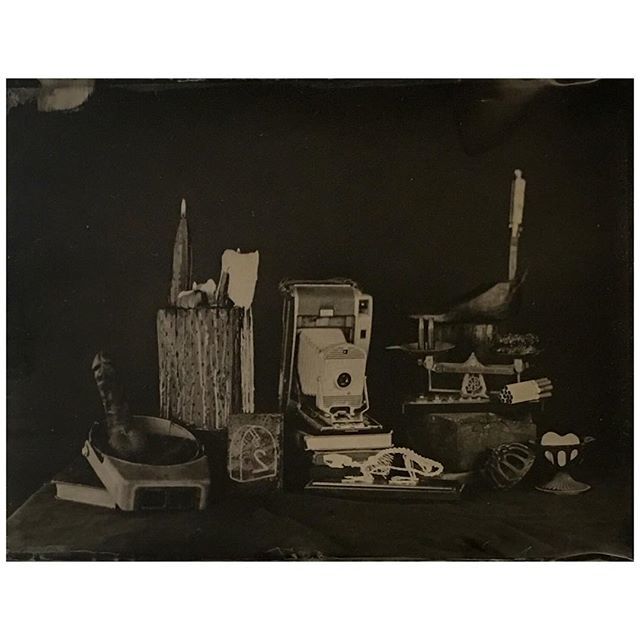 Today is my friend Justin’s birthday. I rounded up objects from a handful of close friends. Symbols, reminders, things with stories behind them only those two shared, stuff like that. Made a still life. And collaborated with Mike @moderntintype.photo to … ift.tt/2GBxyCX
