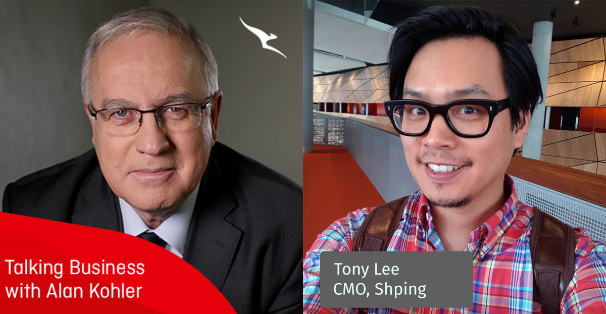 shpingApp's tweet photo. Streaming on @Qantas flights this month, finance expert @AlanKohler invites our #CMO, @leetspeaker to talk about product authentication, the changing face of shopper #marketing and loyalty, and to persuade him to buy #Shping #Coins! https://t.co/hxAo1nA49L #Crypto #cryptocurrency https://t.co/Q7gT12QwT1