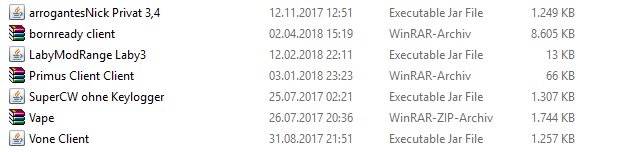 UnbustbClients's tweet image. Verlose diese Unbustbare Clients. (Laby2,Laby3,Forge)
Es wird drei Gewinner geben jeder darf sich einen Client aussuchen.

-rt
-Follow

Die Clients sind auch ab 10€ käuflich